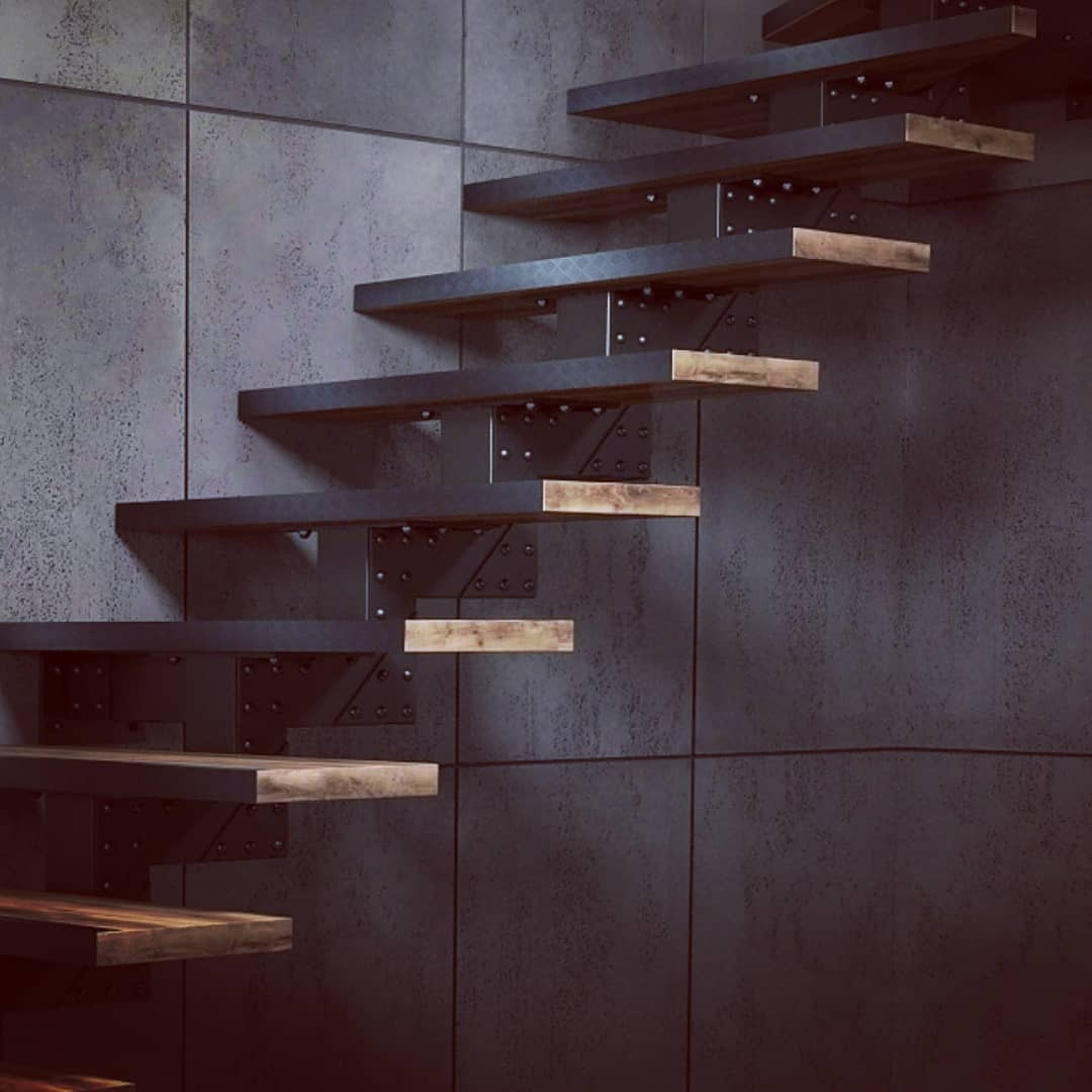 Эксклюзивная лестница на монокосоуре