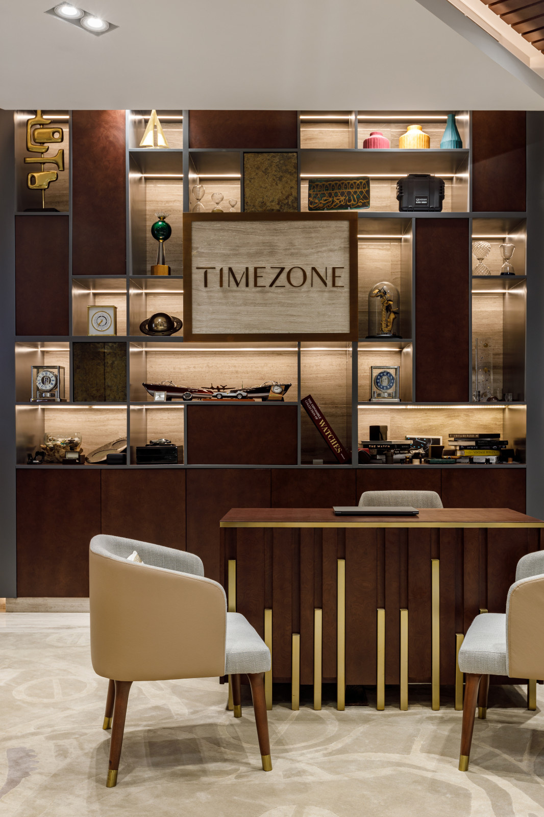 Time zone watch store in Dubai.