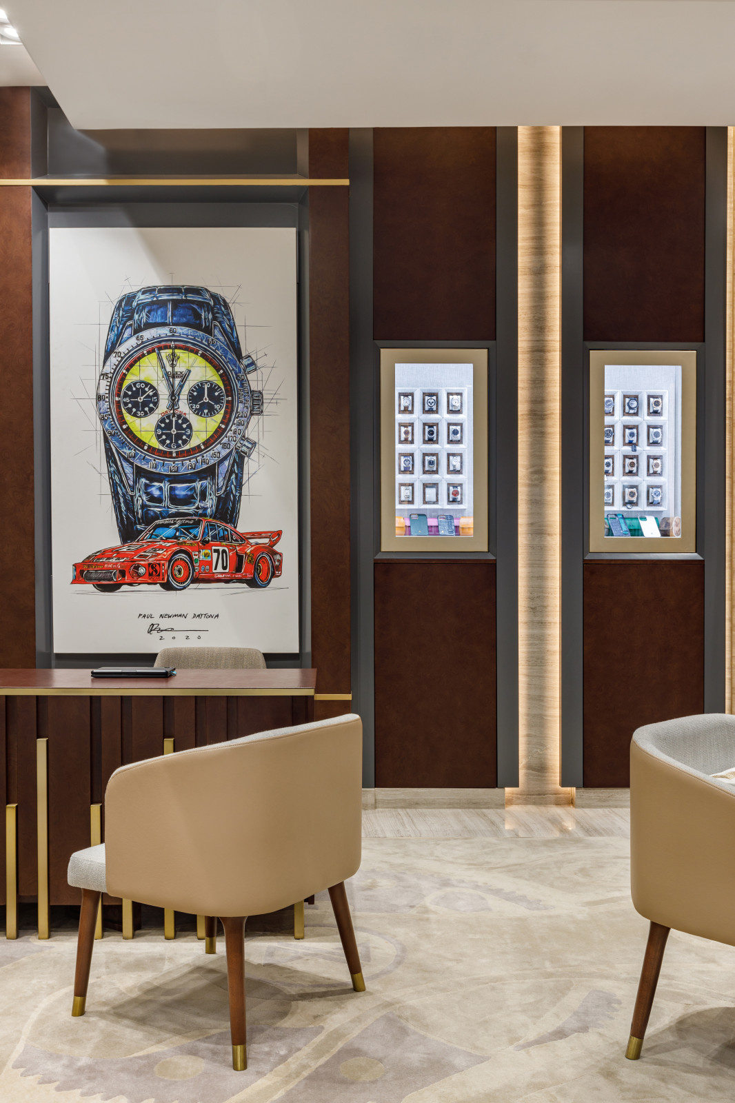 Time zone watch store in Dubai.
