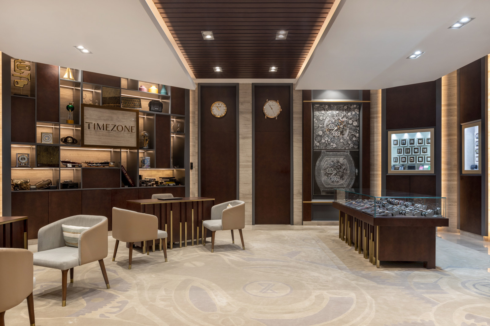 Time zone watch store in Dubai.