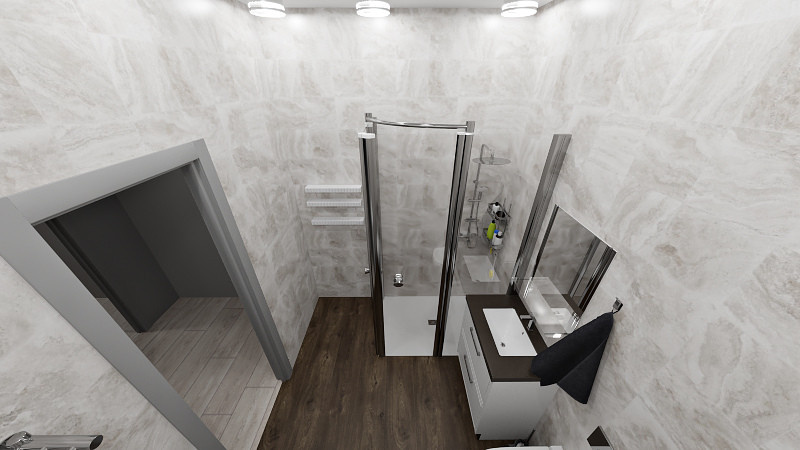 3d Визуализация однокомнатной квартиры