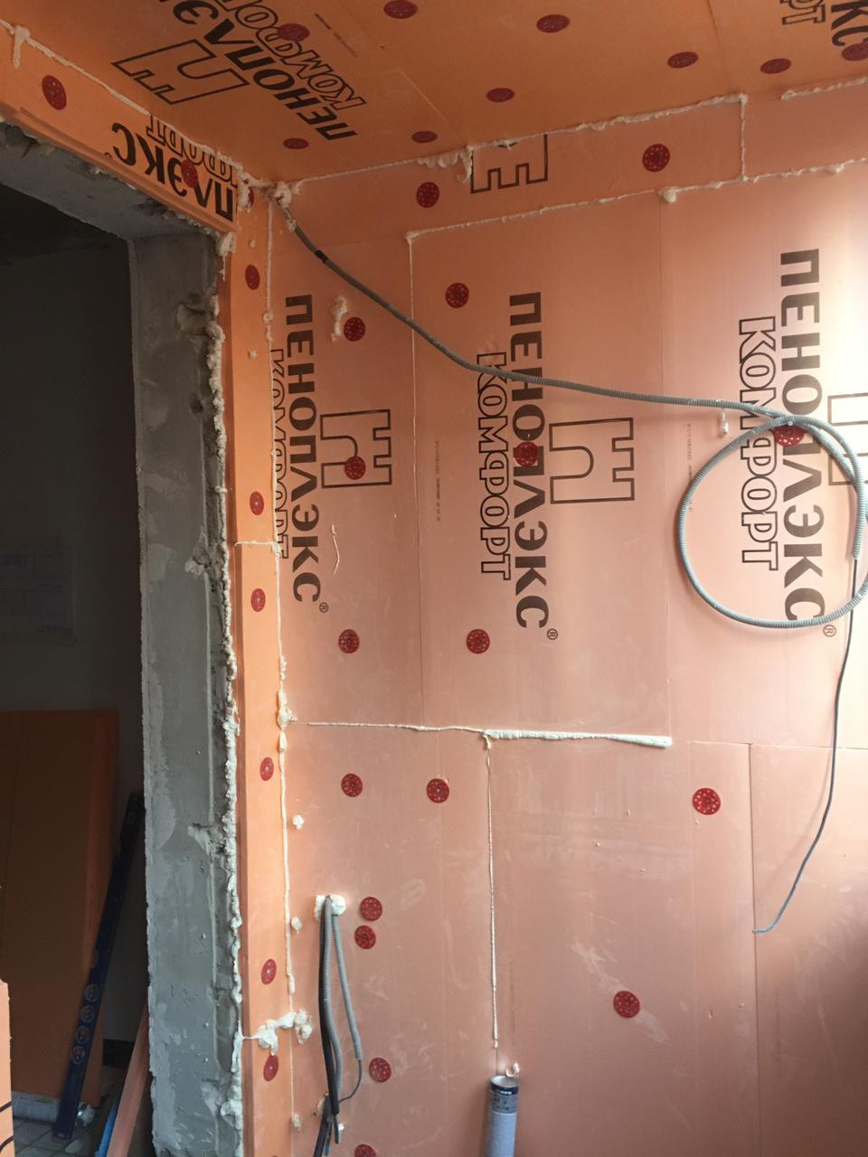 Балкон утепление