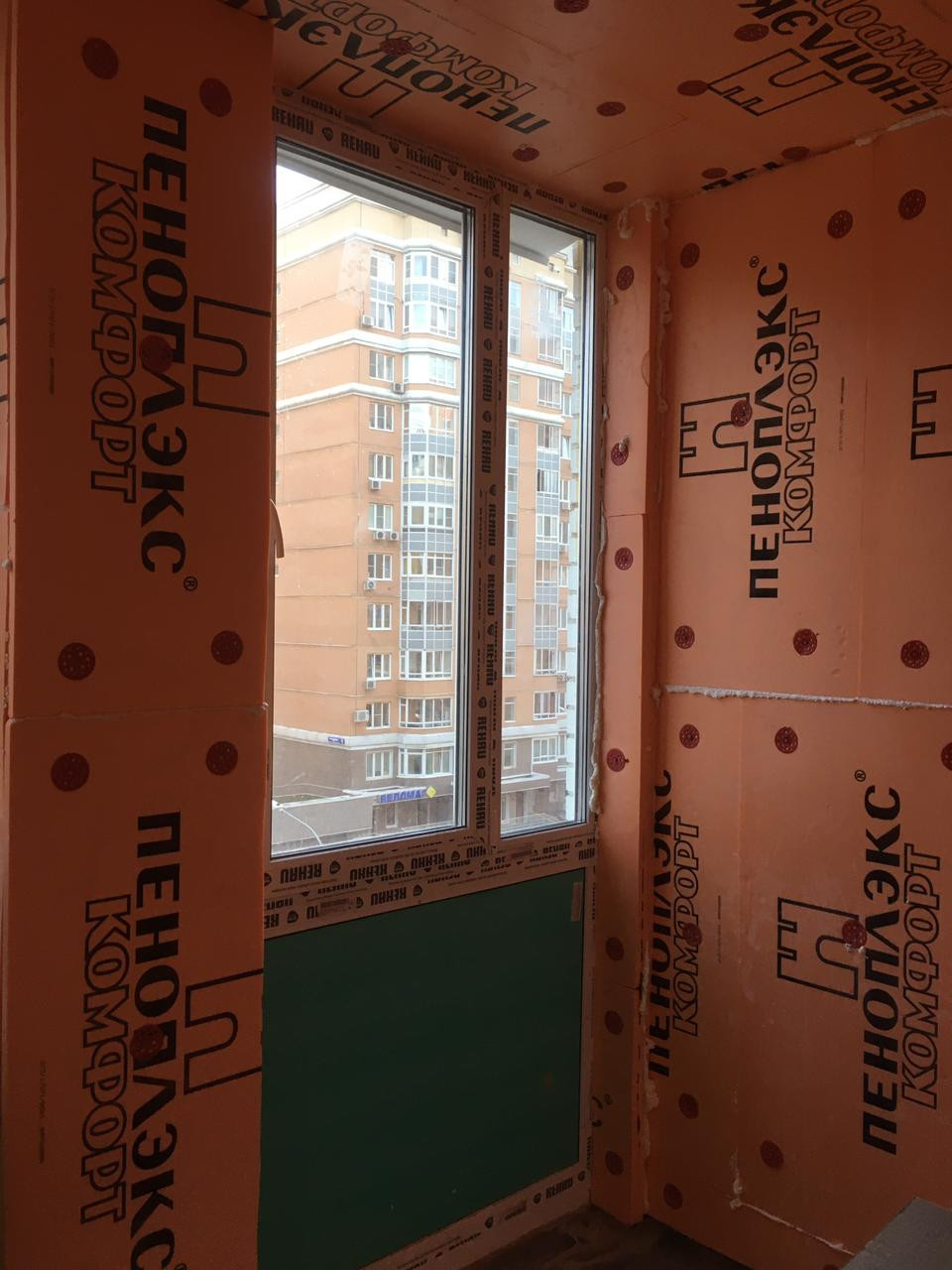 Балкон утепление