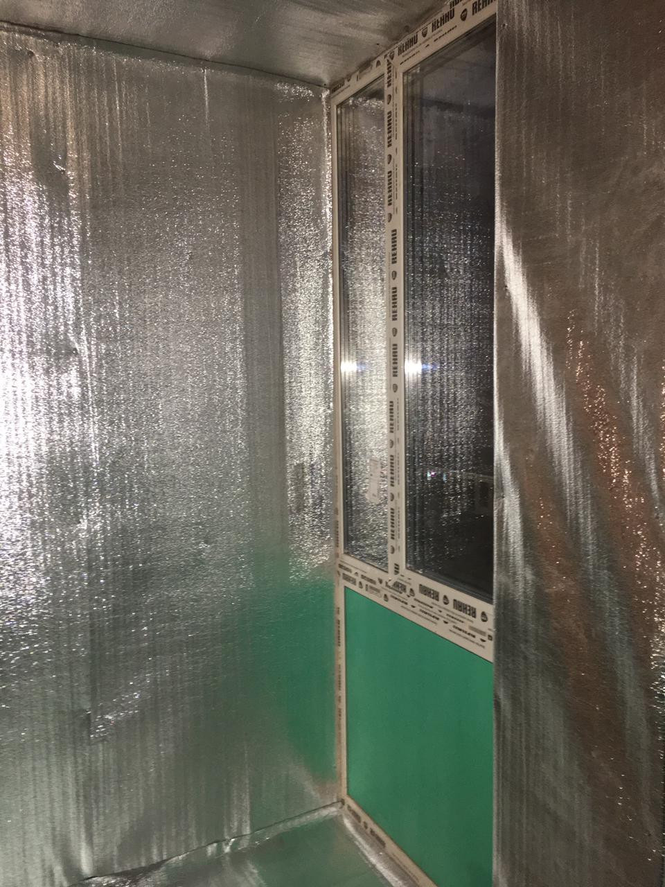 Балкон утепление