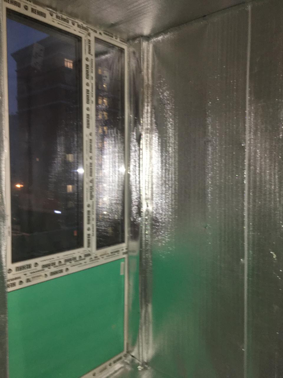 Балкон утепление