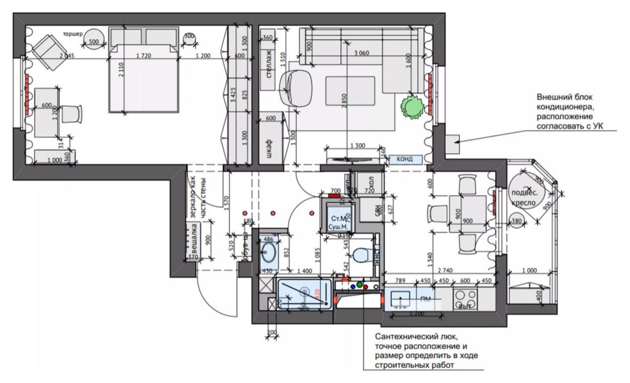 Квартира будущей студентки