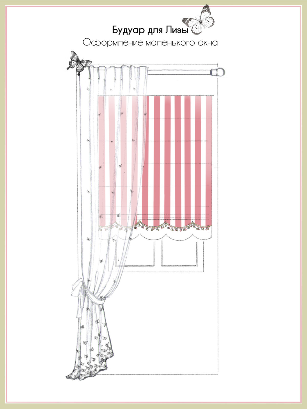 Эскизы штор