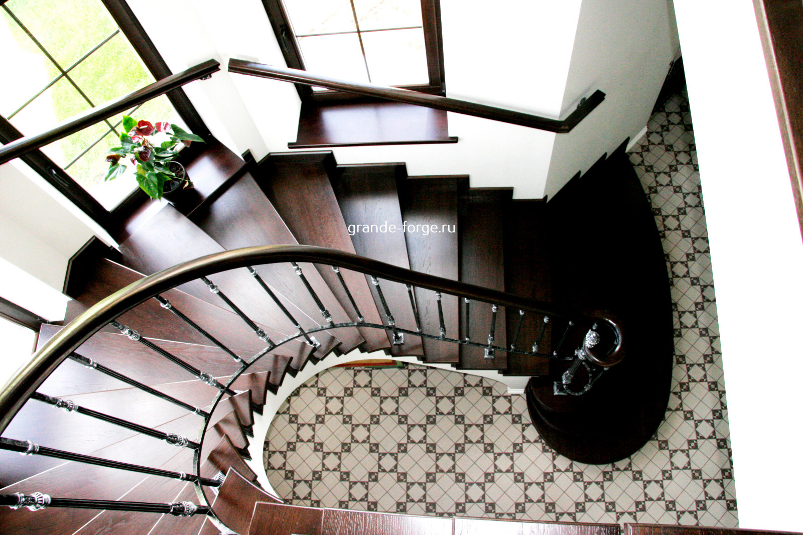 Обложка проекта: Лестница, чугунное ограждение, фабрика Grande forge, "Художественное литьё"