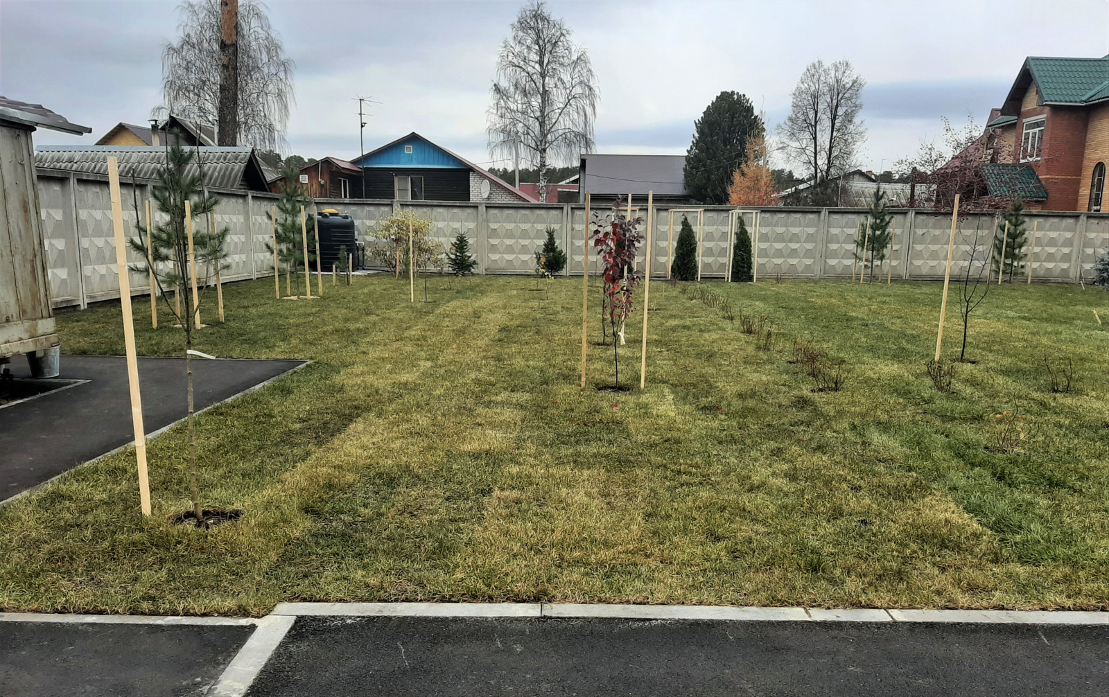 ландшафтный дизайн частного дома