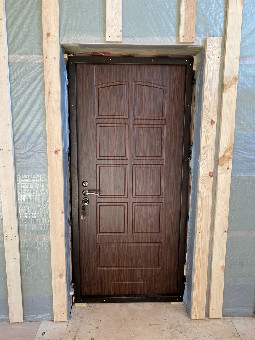 Двери с терморазрывом в каминный зал