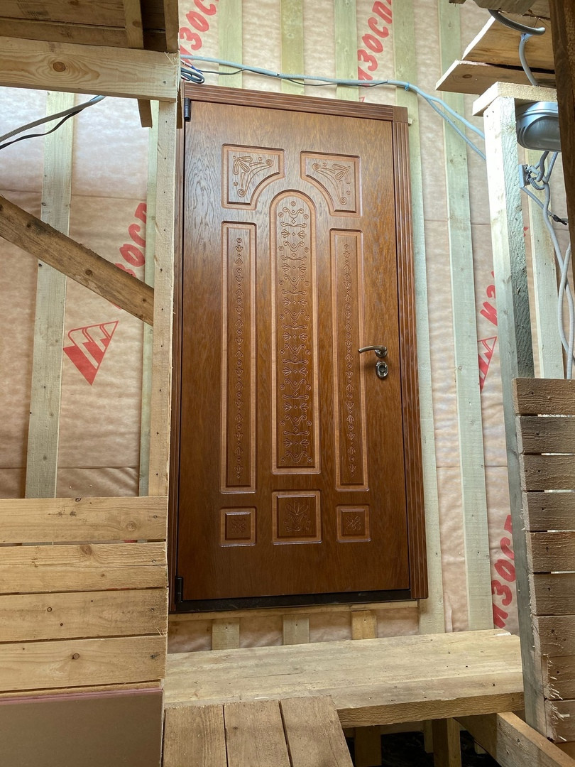 Обложка проекта: Двери с терморазрывом в каминный зал