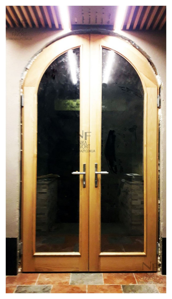 Wooden arc door | Wooden entrance door
