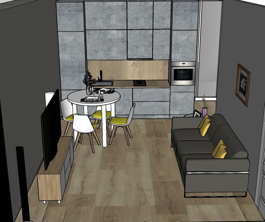 Небольшая квартира для семьи из 2-ух человек