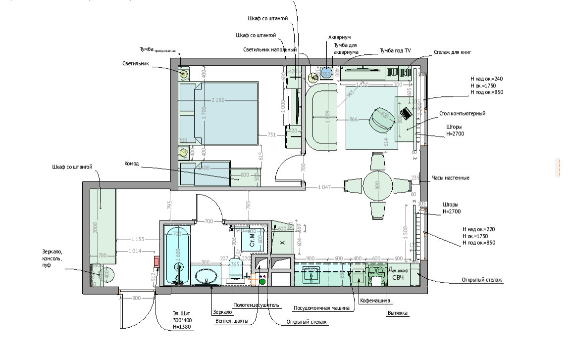 Планировочное решение