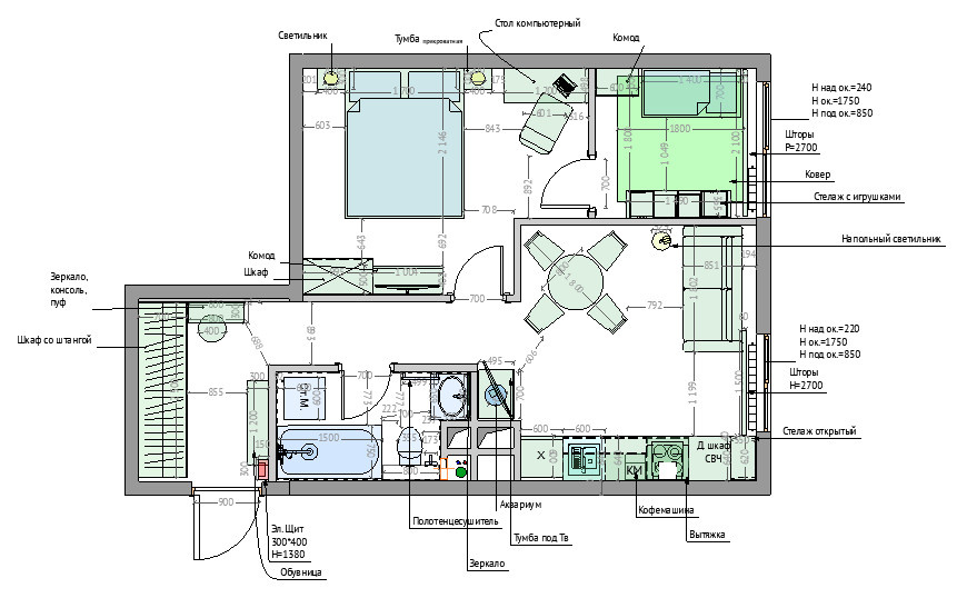 Планировочное решение