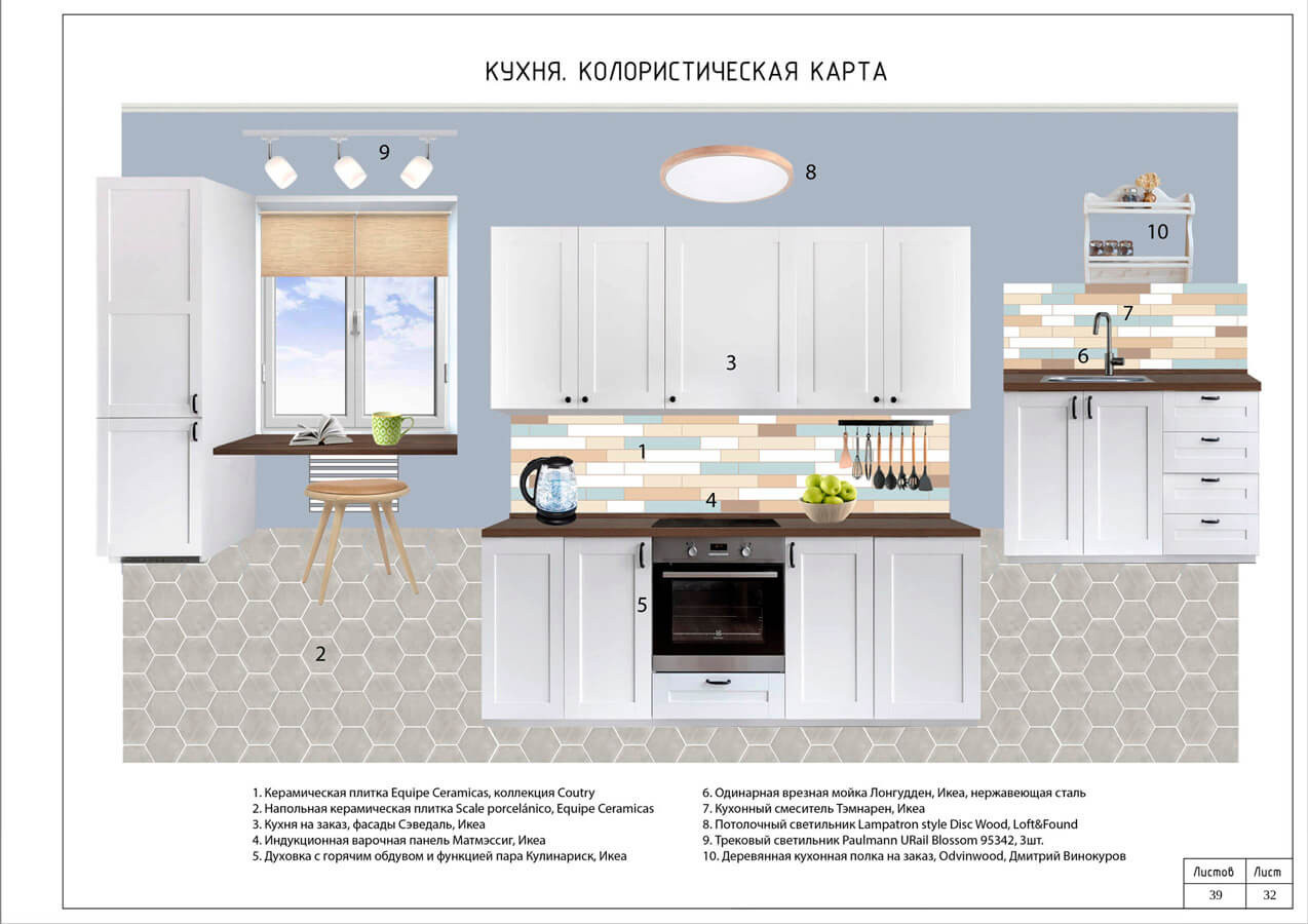Дизайн-проект 2021 интерьера трехкомнатной квартиры «Страна оленья»