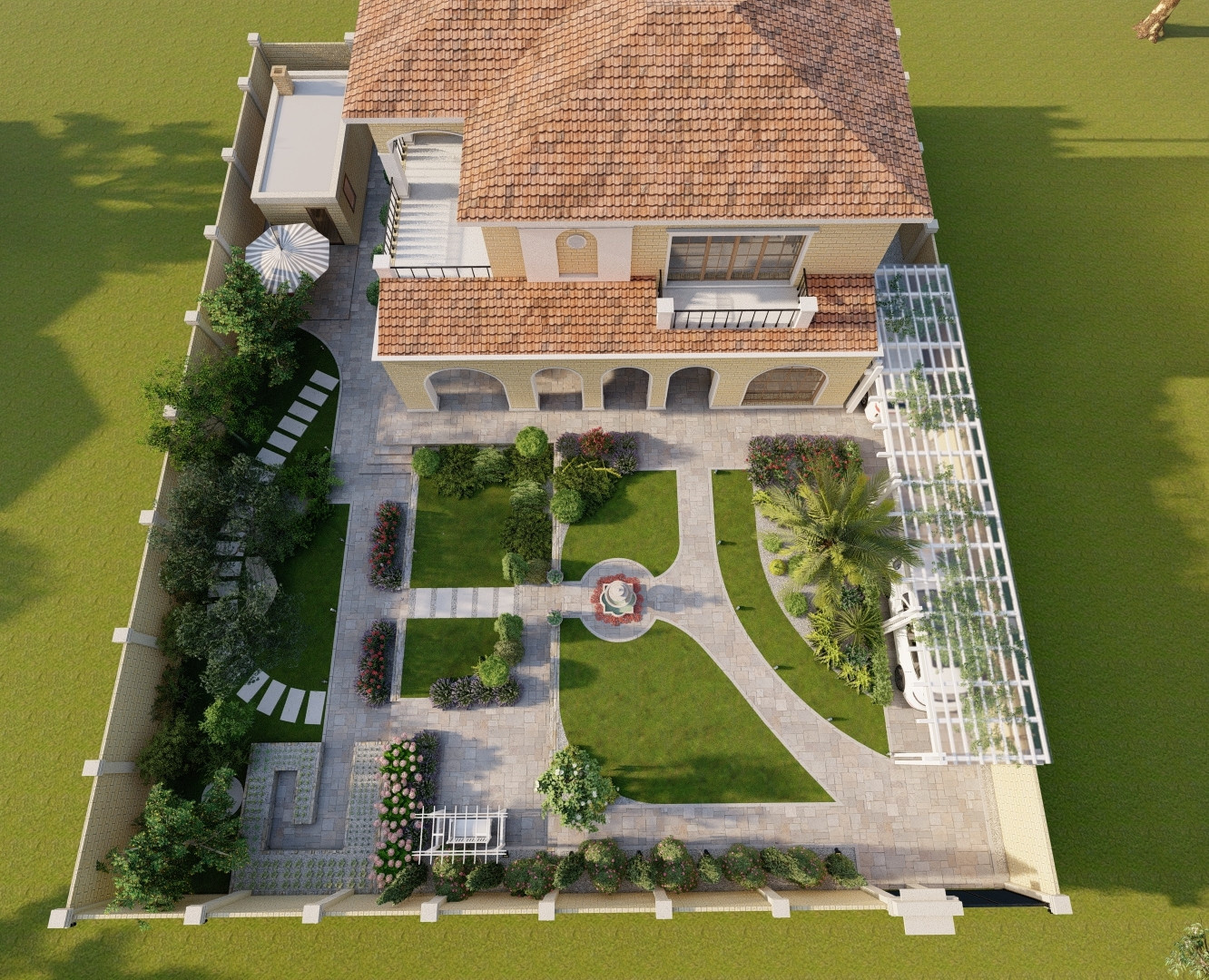 Ландшафтный проект участка в Севастополе