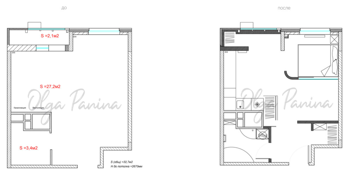 Квартира-студия для требовательного психолога