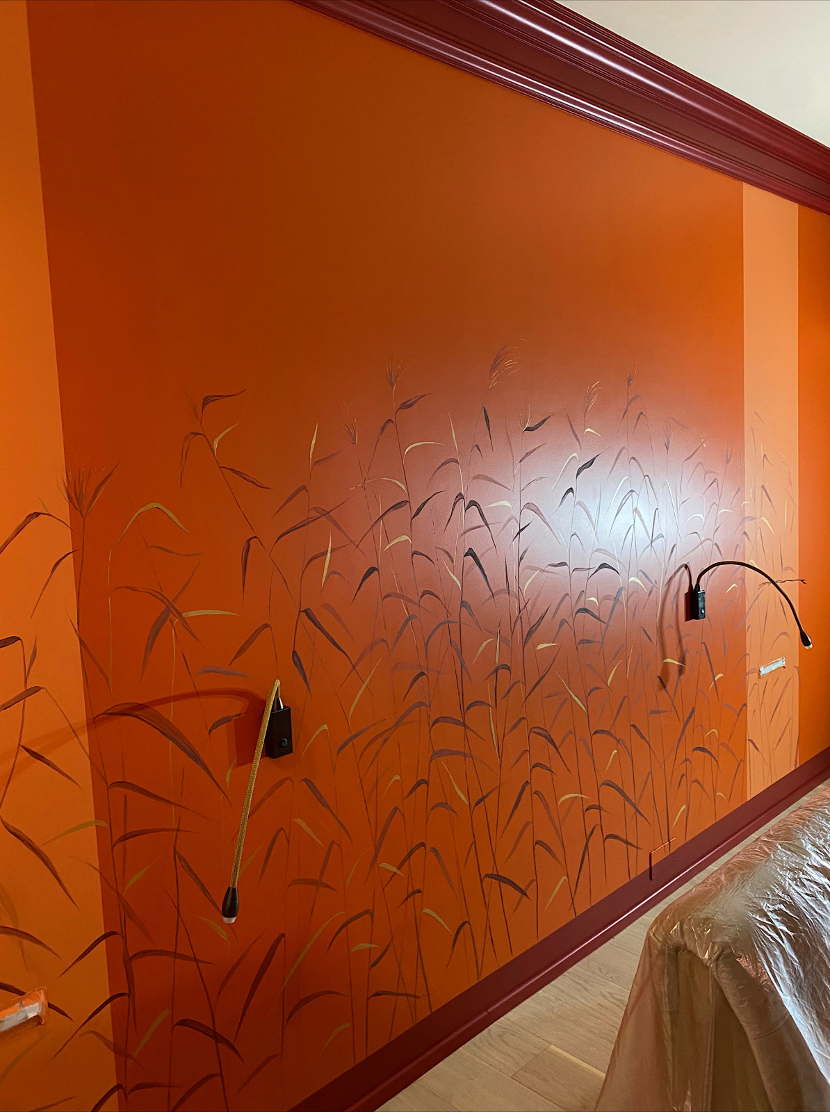 Роспись стен в жилом пространстве