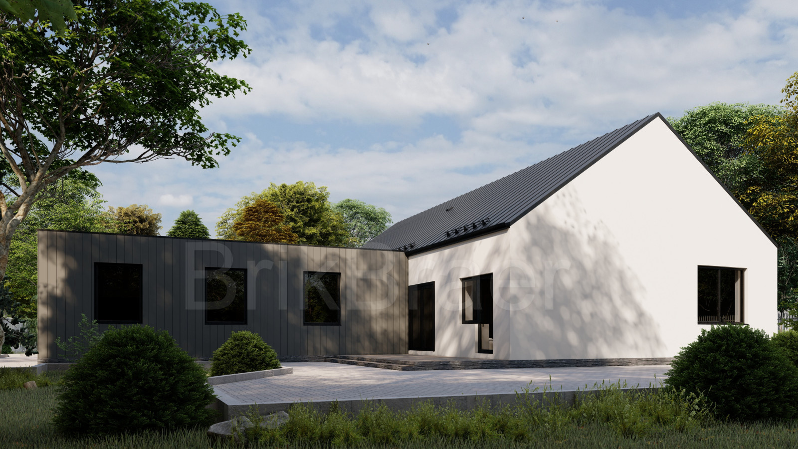 Проект №152 в стиле Барнхаус площадью 287 м2