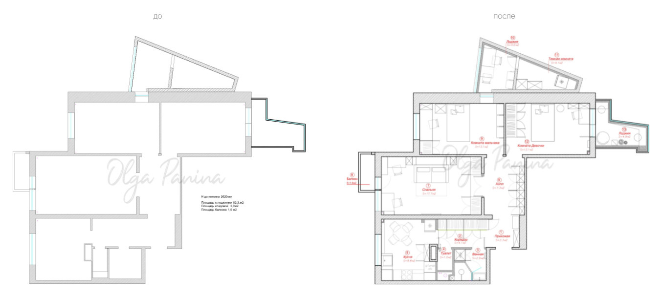 Уютный винтаж в семейной квартире