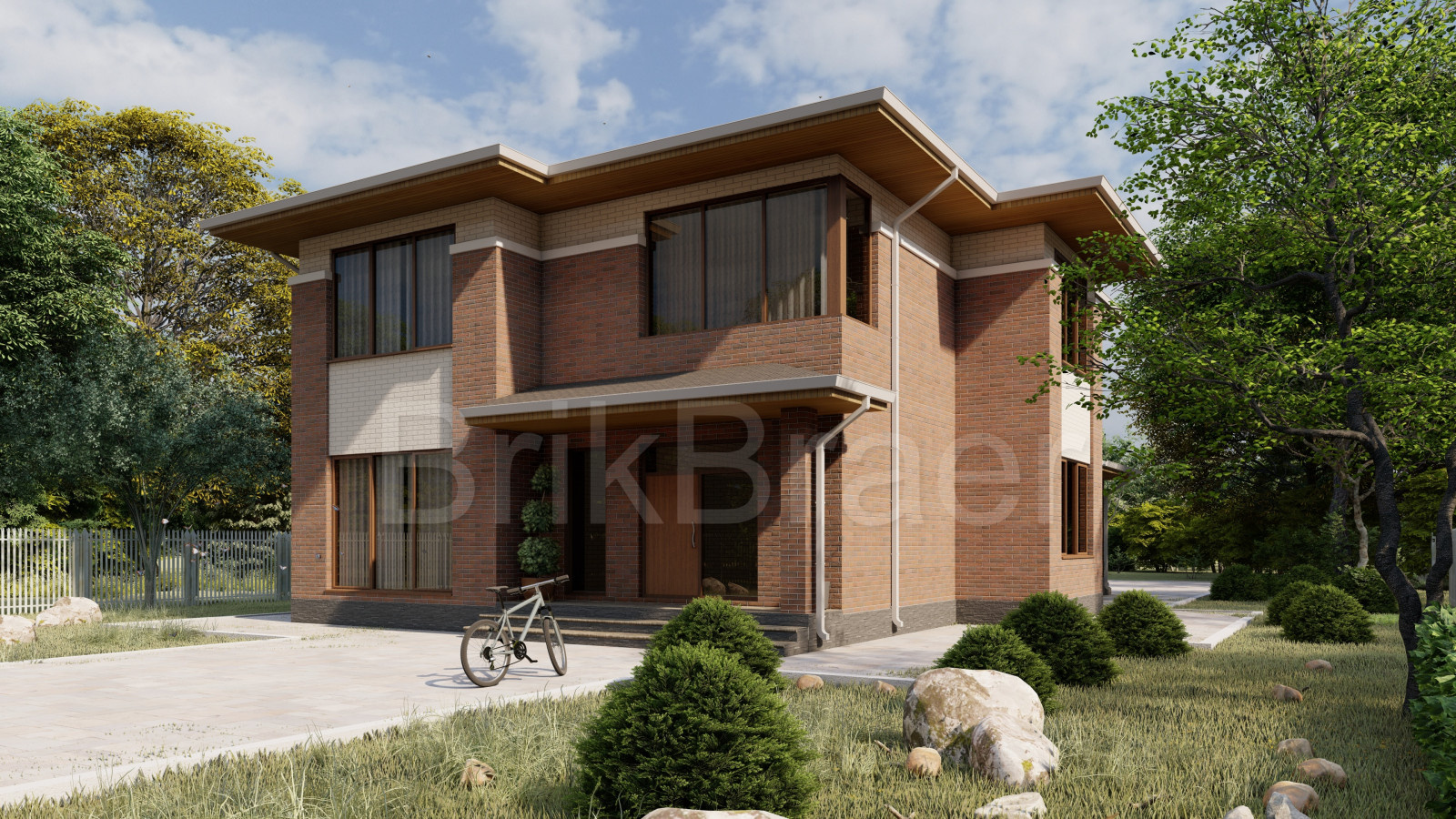 Проект дома №163 двухэтажный площадью 395 м2