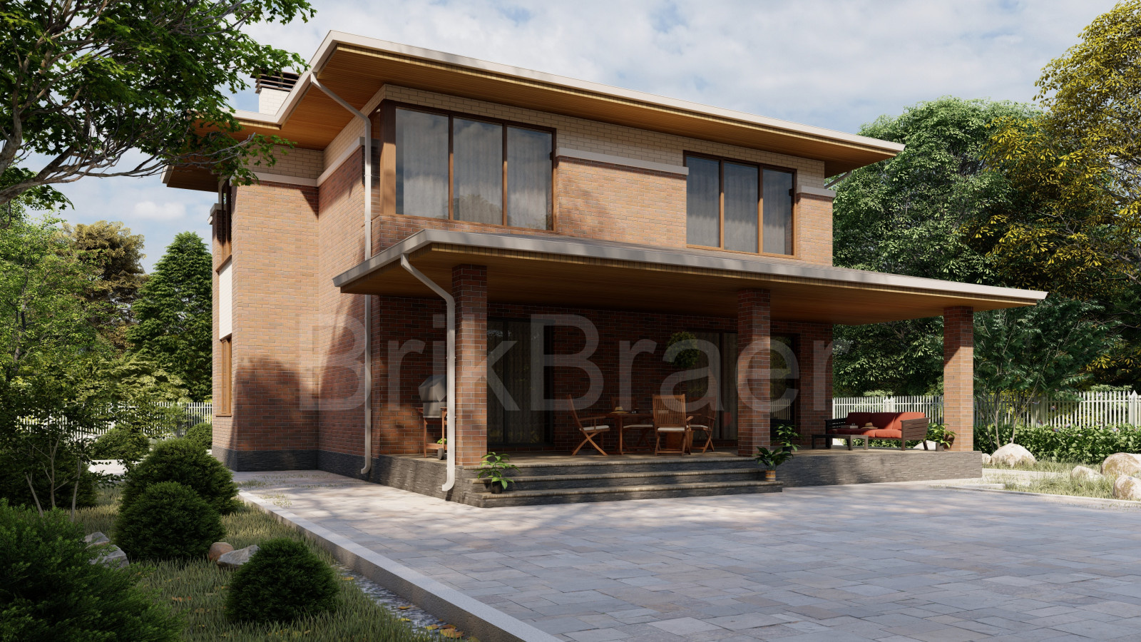 Обложка проекта: Проект дома №163 двухэтажный площадью 395 м2