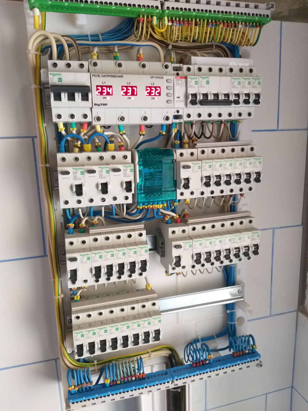 Электромонтажные работы в частном доме 150 кв.м.