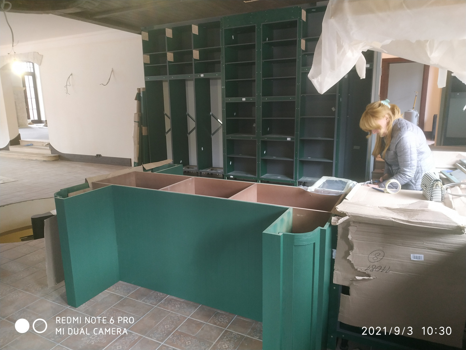 Обложка проекта: Столешница из плитки (натуральный мрамор)