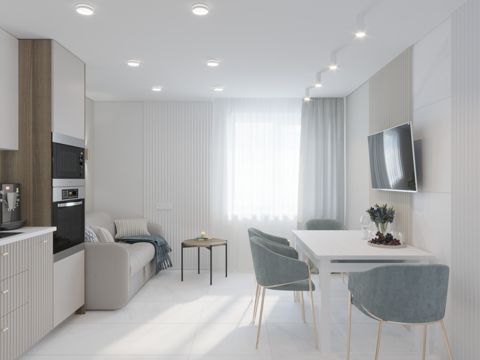 Кухня-гостинная