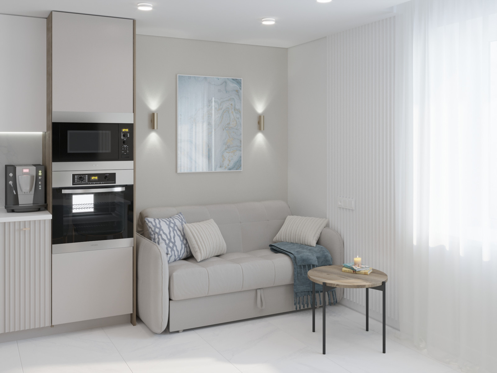 Кухня-гостинная