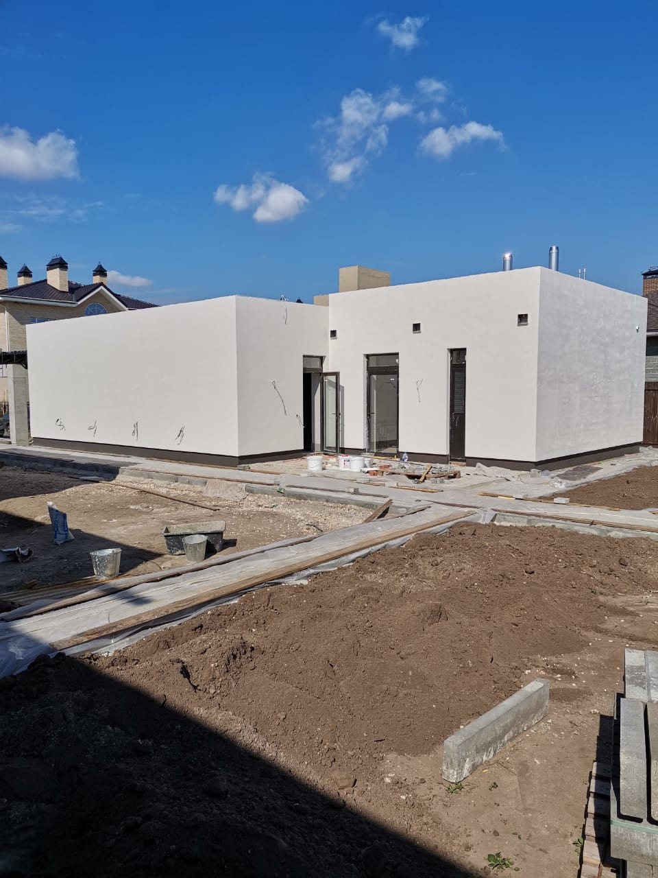 Дизайн фасадов в поселке Снегири