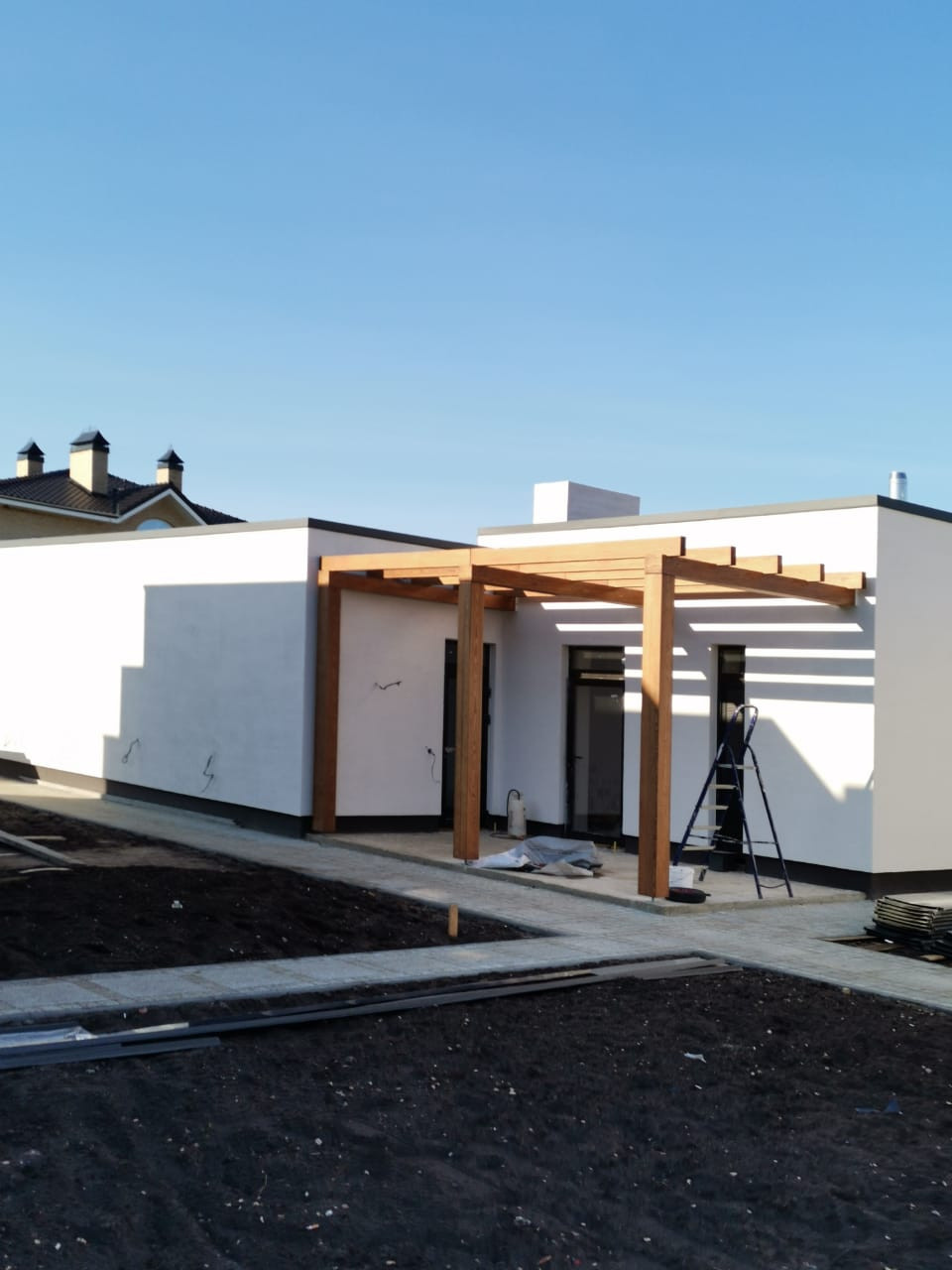 Дизайн фасадов в поселке Снегири