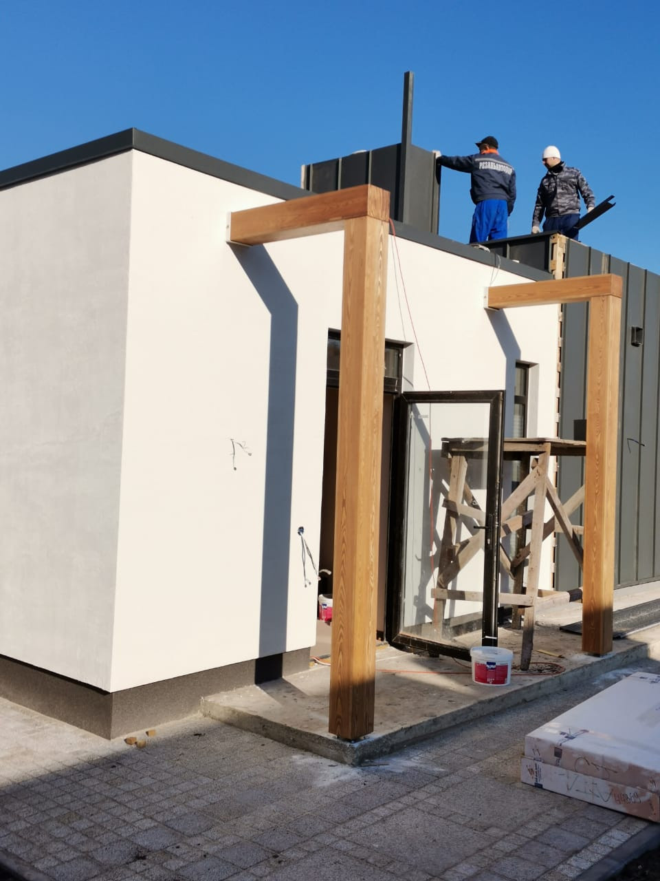 Дизайн фасадов в поселке Снегири