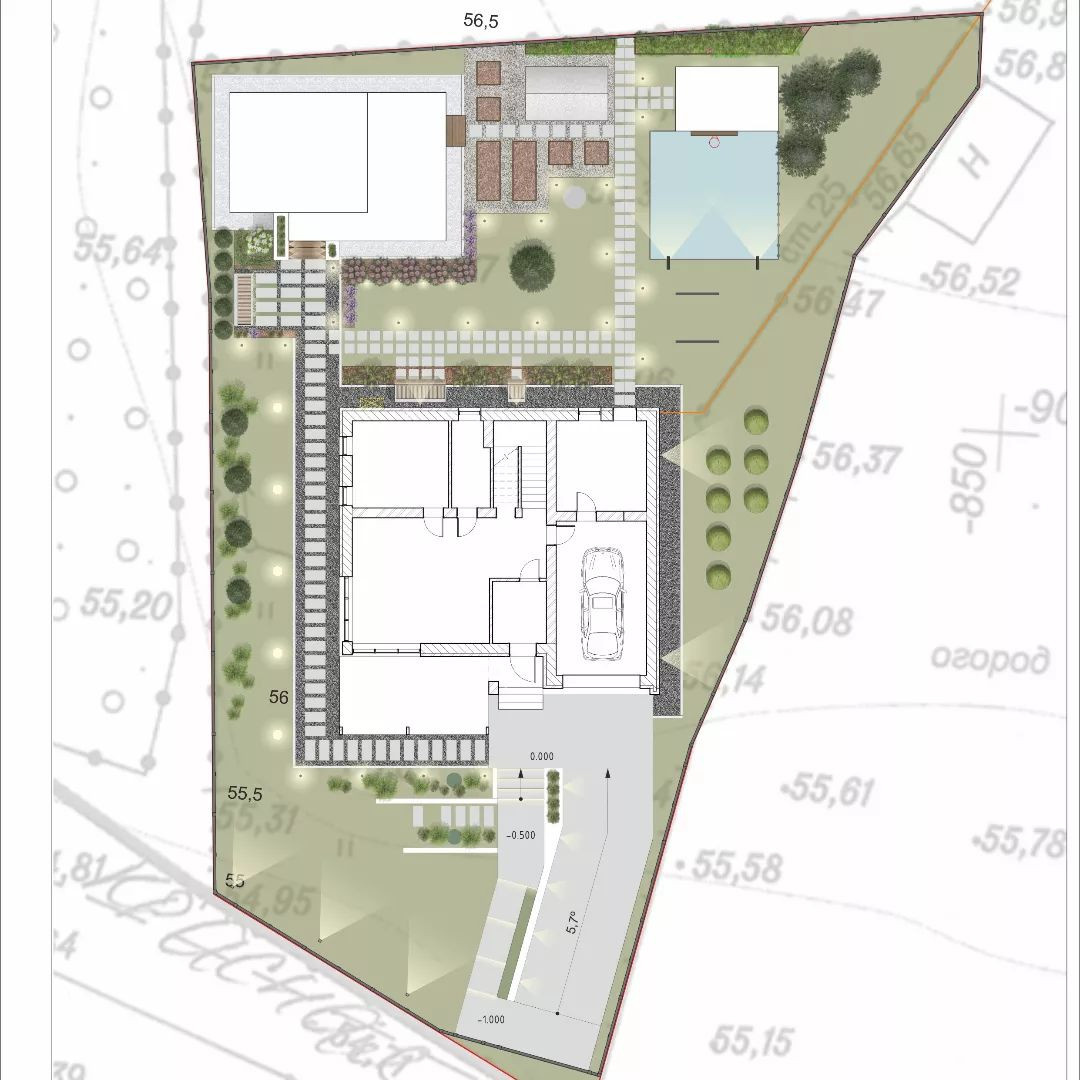 Проект благоустройства приусадебного участка 8,5 соток