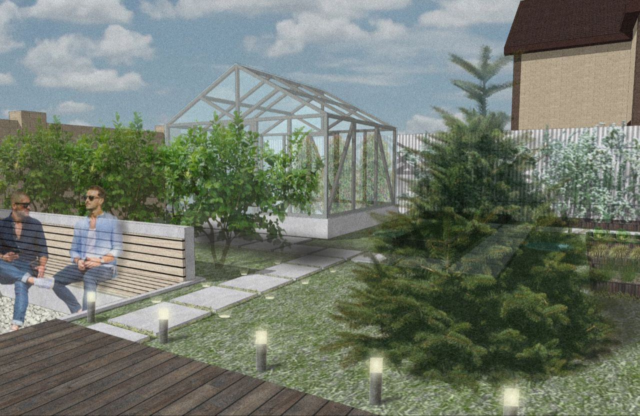 Проект благоустройства приусадебного участка 4,7 соток