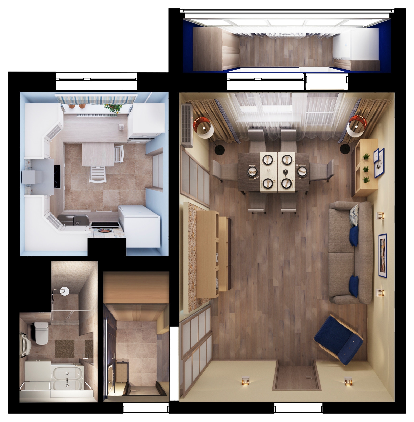 Планировка квартира на Марьинском Парке