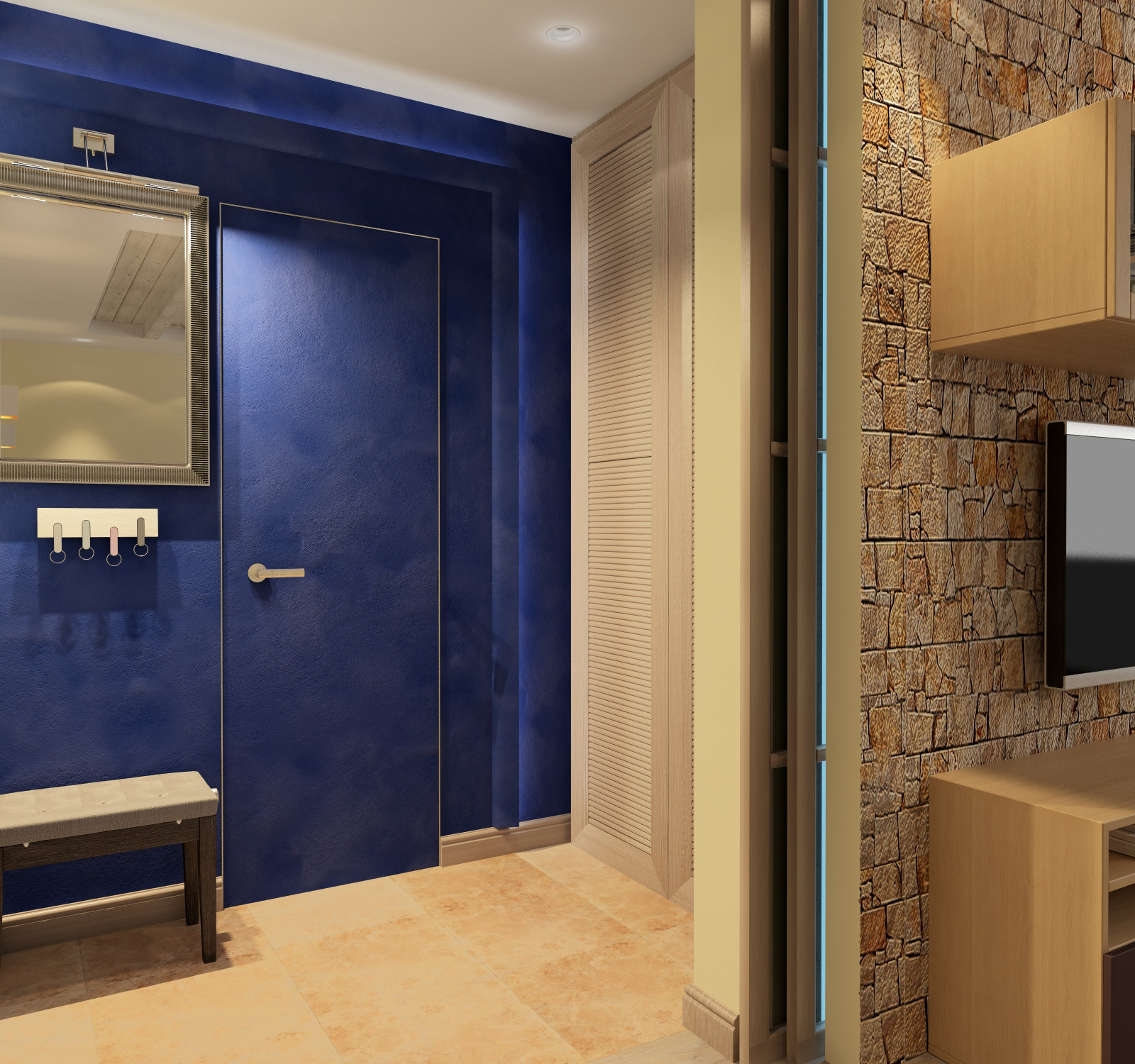 Прихожая квартира на Марьинском Парке