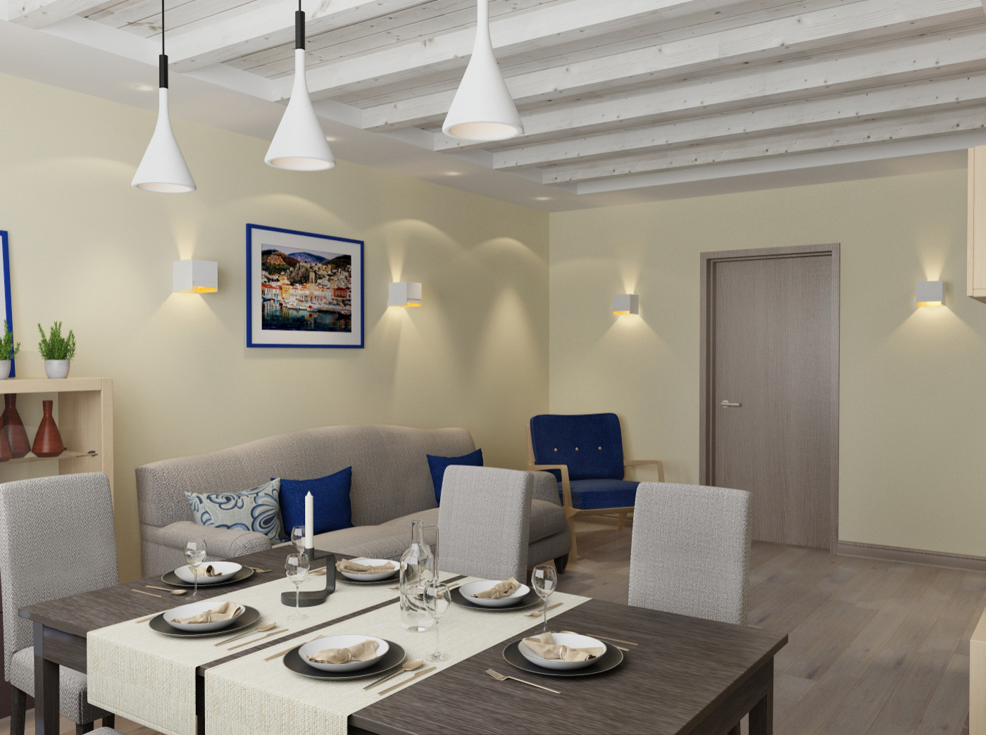 Гостиная квартира на Марьинском Парке