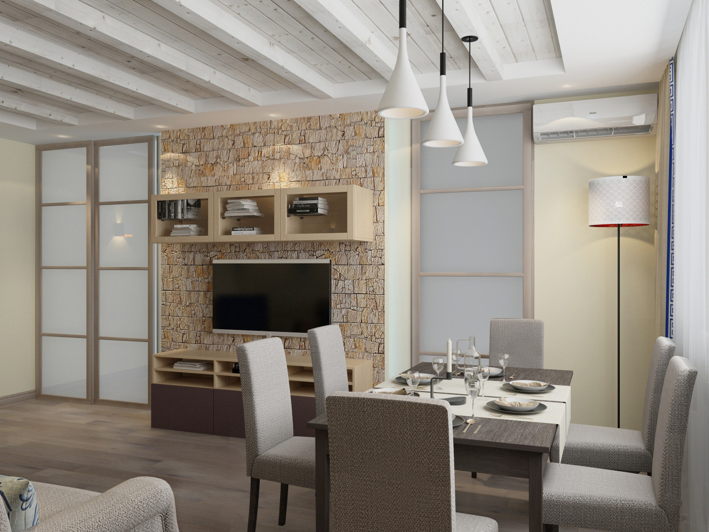 Гостиная квартира на Марьинском Парке