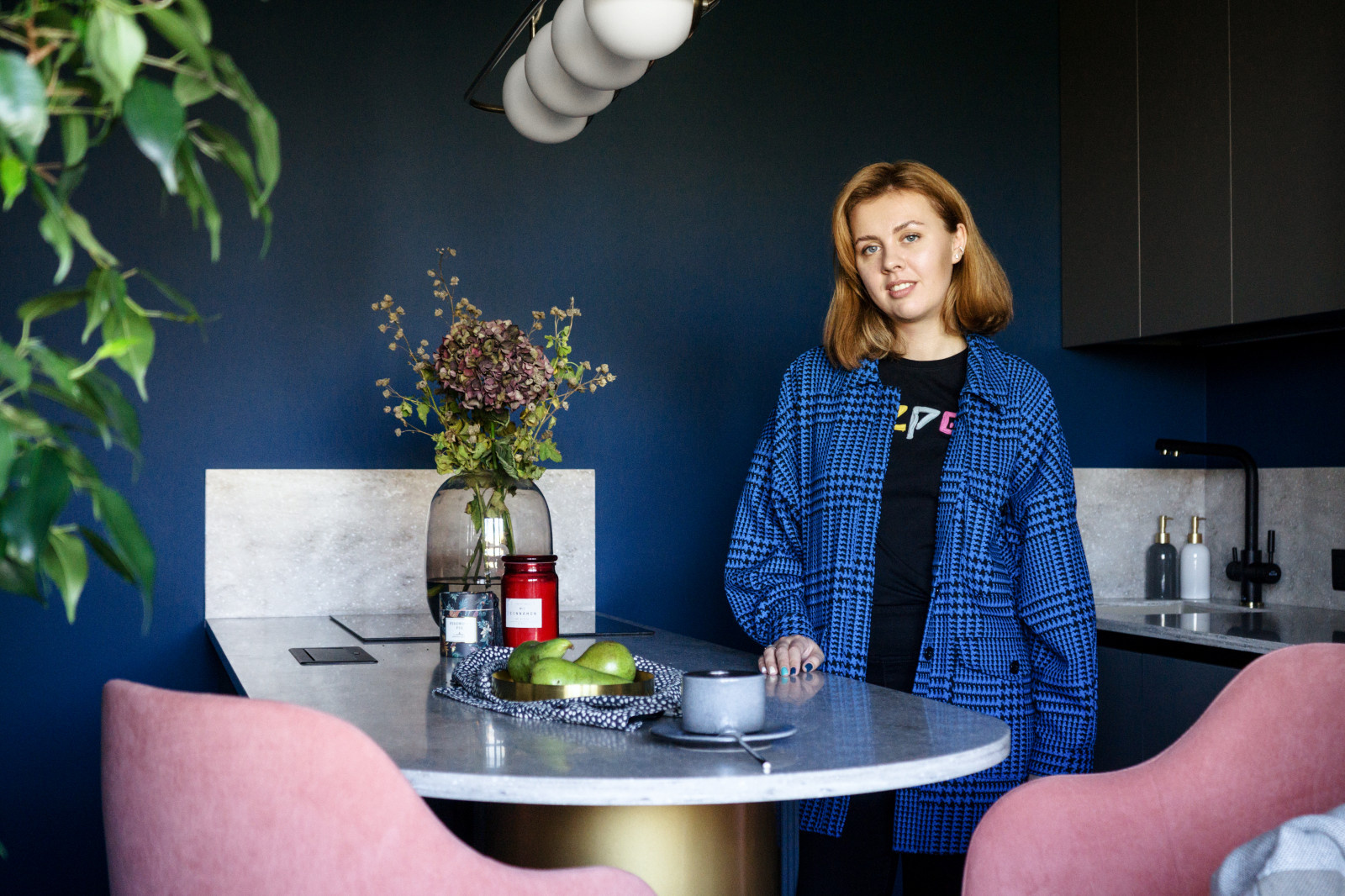 Синяя кухня в Перми