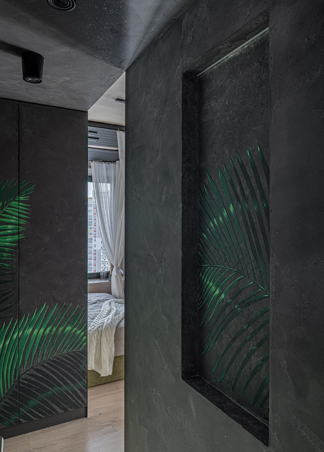 Спальня с видом на Бали