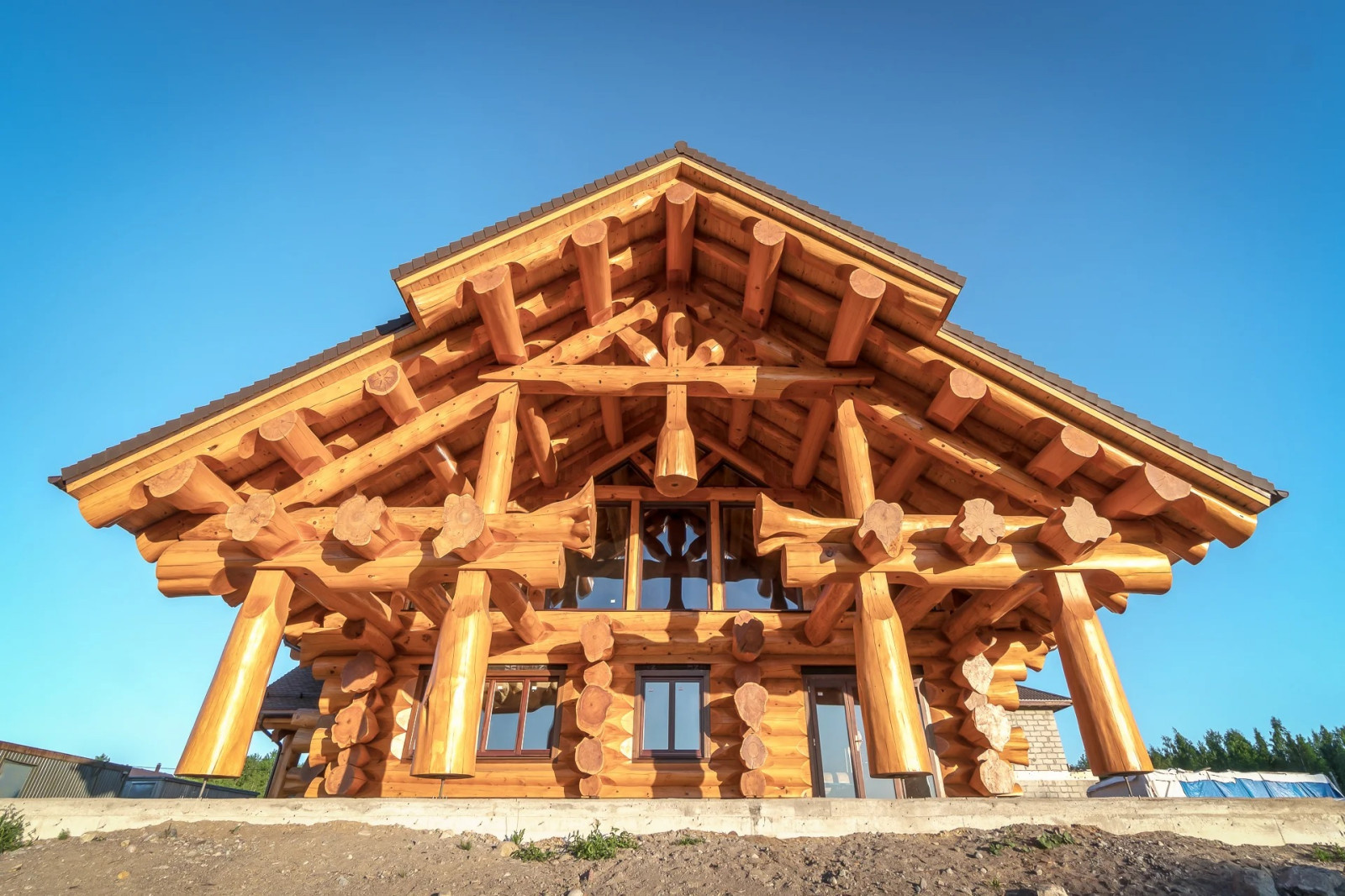 Бревенчатый дом под ключ