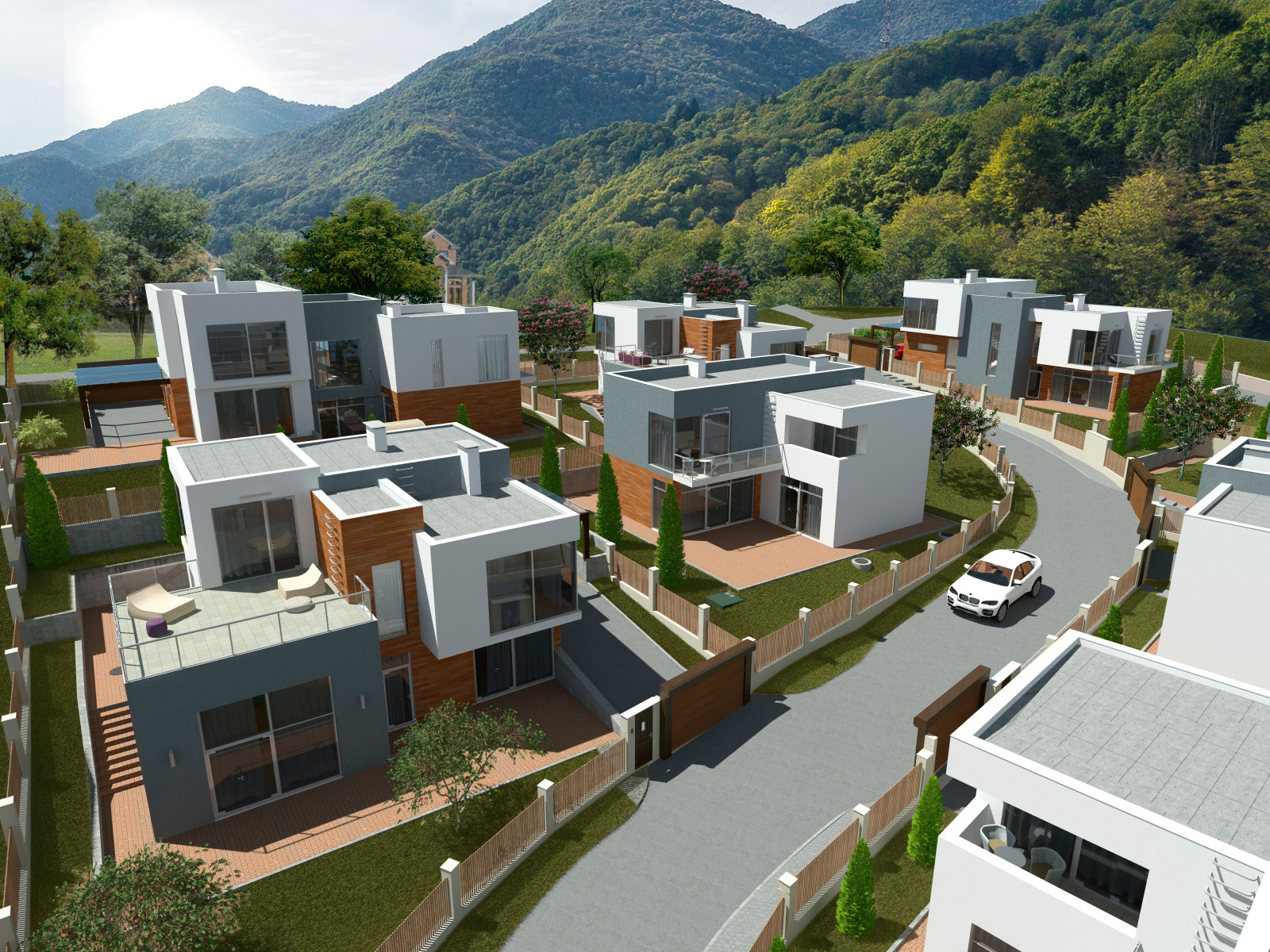 Коттеджный поселок в с. Барановка, Сочи