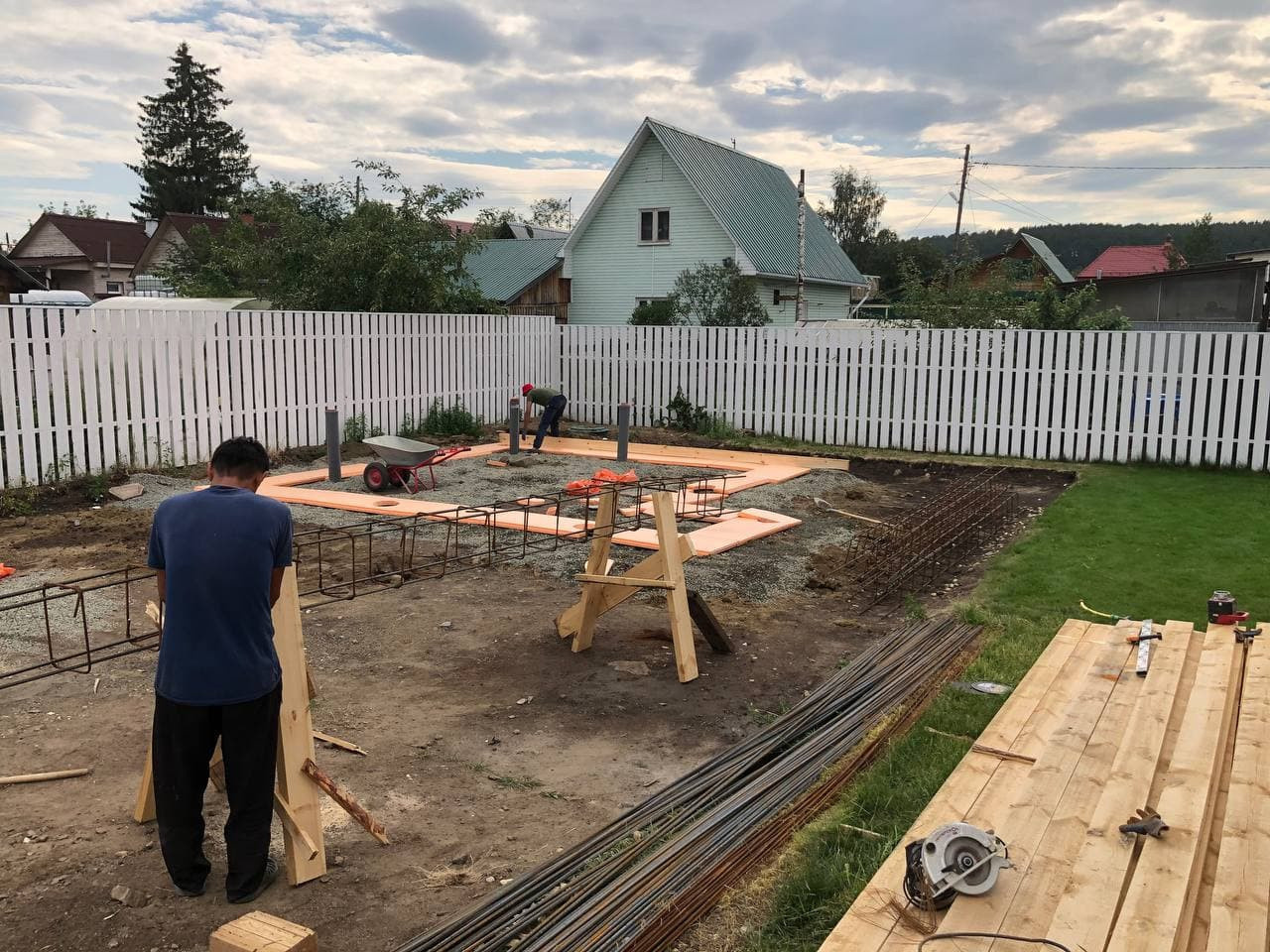 Баня 2-ух этажная 5*5,5 м.