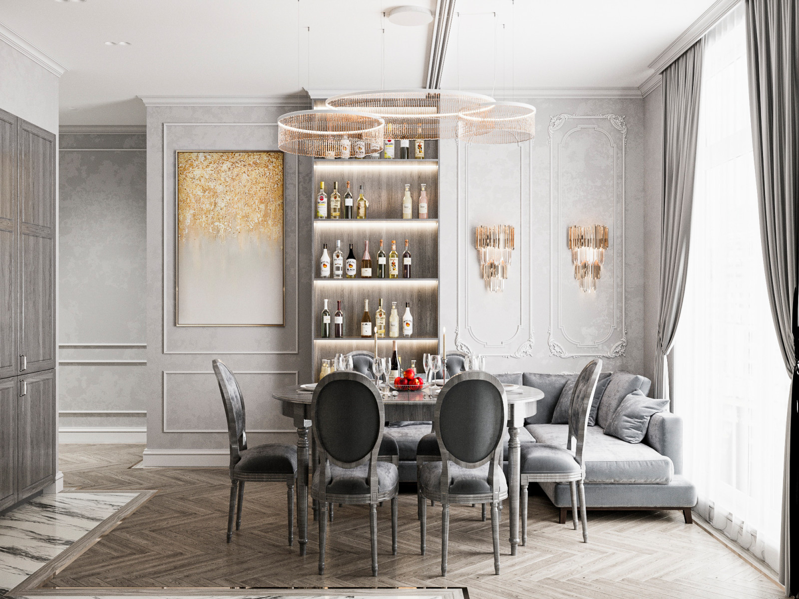 Трехкомнатная квартира в ЖК "Зиларт"