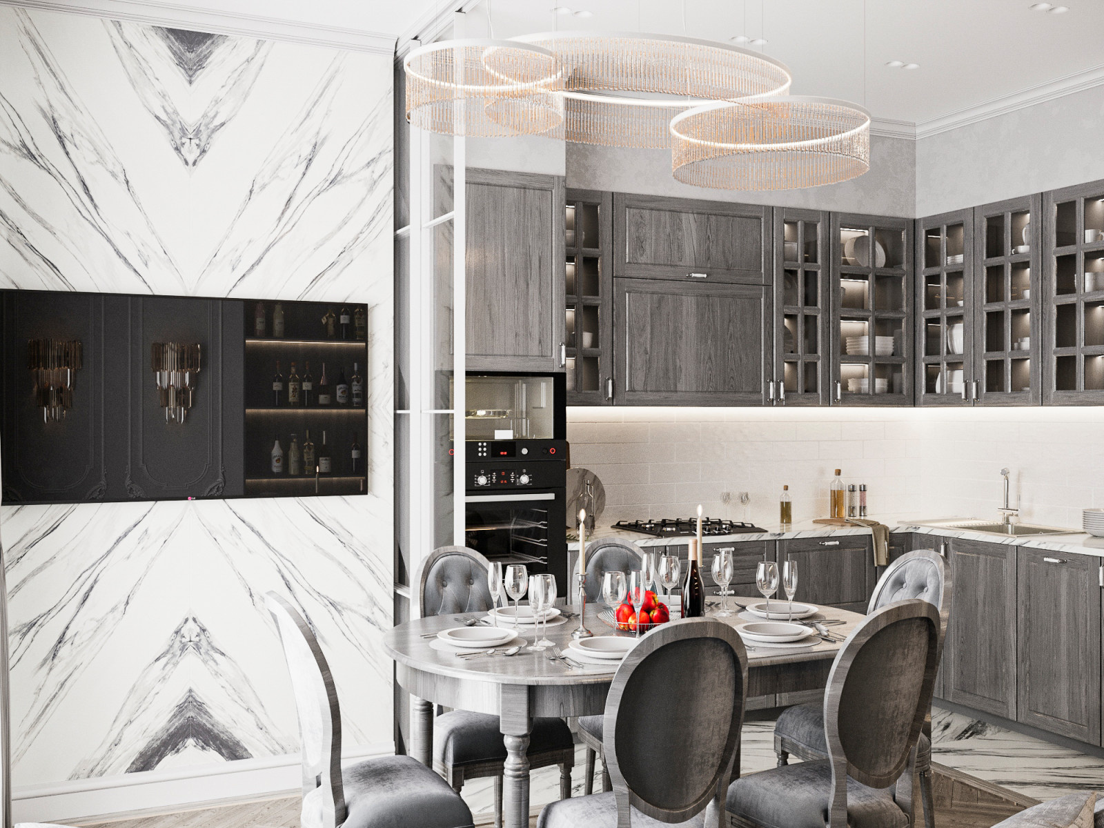 Трехкомнатная квартира в ЖК "Зиларт"