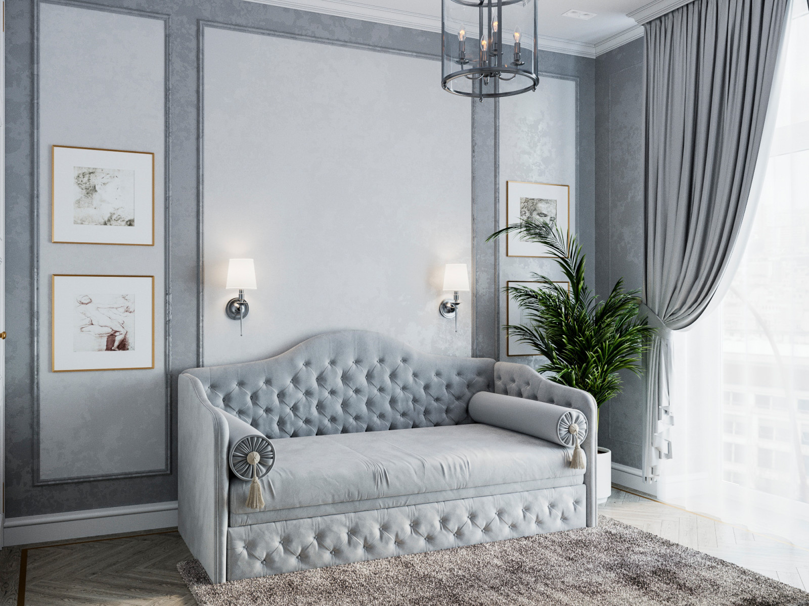 Трехкомнатная квартира в ЖК "Зиларт"