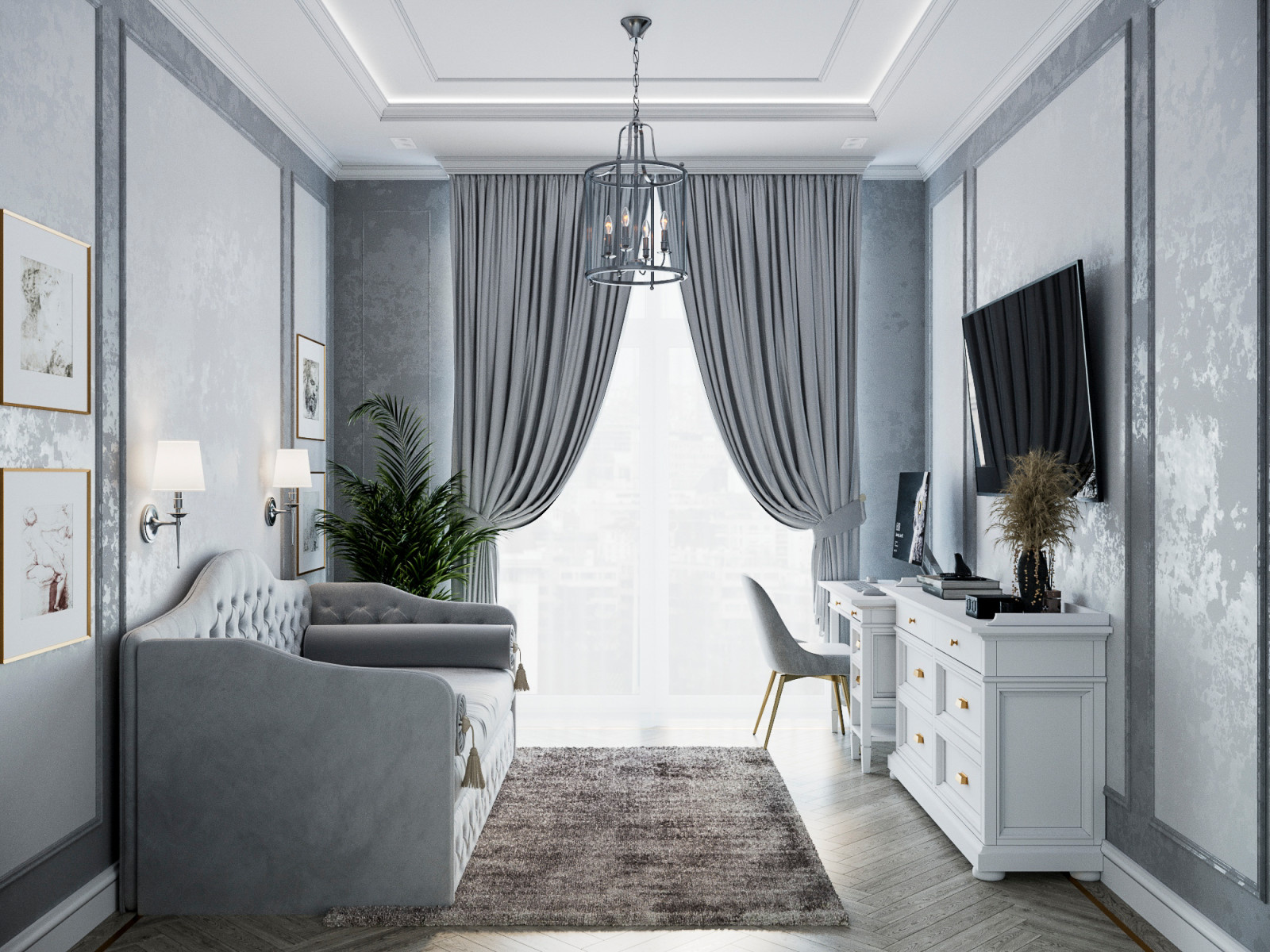 Трехкомнатная квартира в ЖК "Зиларт"