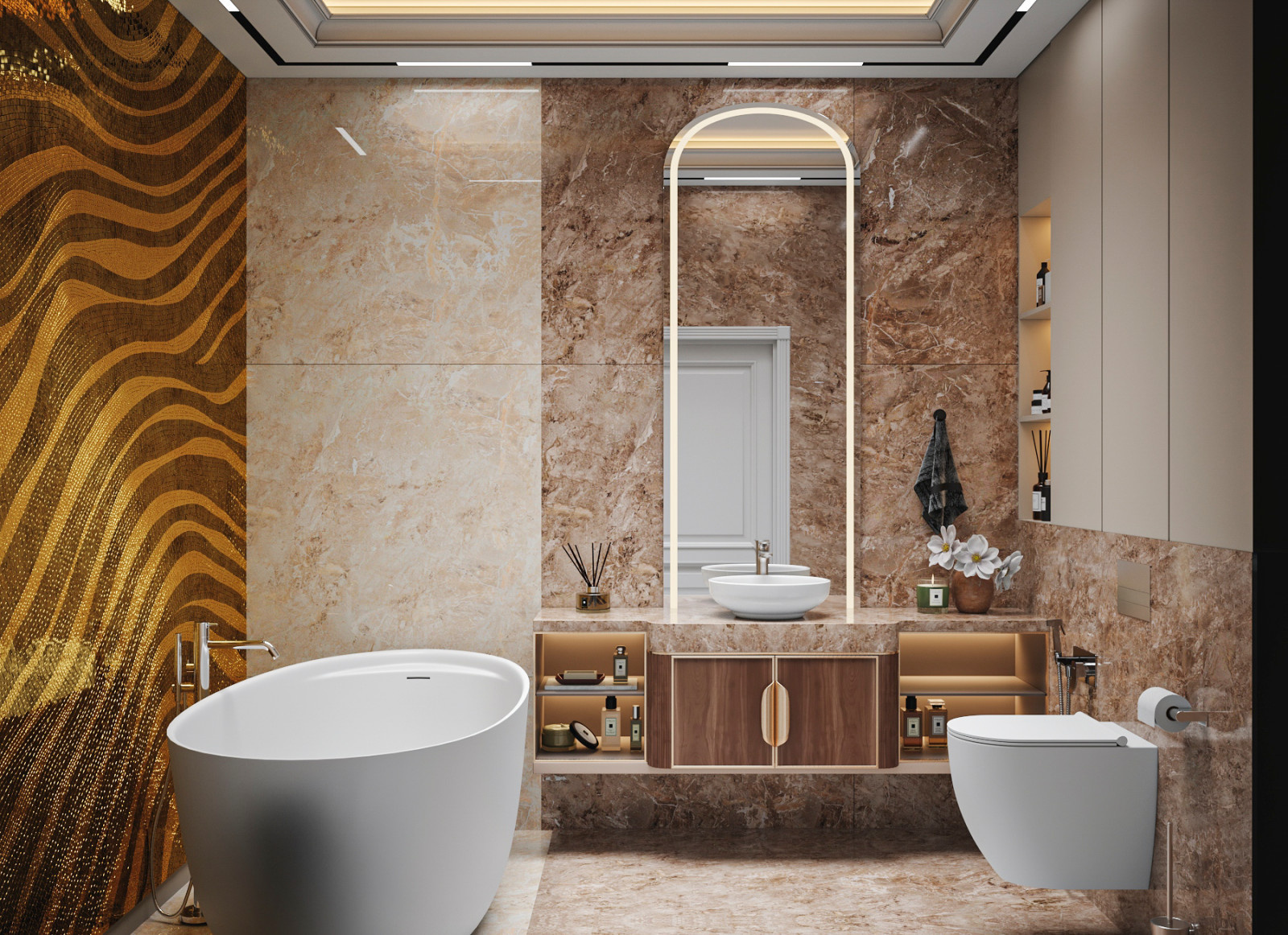 Обложка проекта: Трехкомнатная квартира в ЖК "Зиларт"